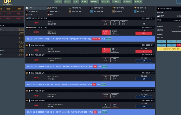 먹튀토토사이트-DP-배팅내역